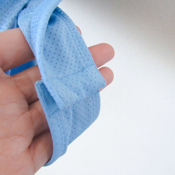 WILSONS X FOREVER 21 Baby Blue Mesh Jersey Bodysuit Sporty One Piece - Picture 7 of 10